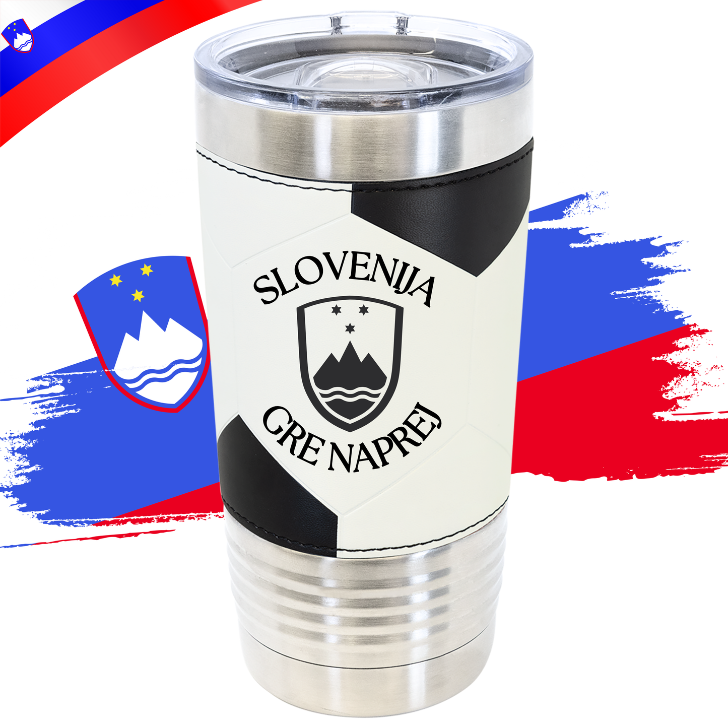 Commemorative 2024 Slovenija Soccer Tumblers