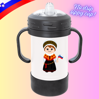 Kids no drip Slovenian Customized Sippy Cup