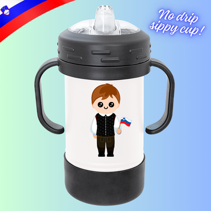 Kids no drip Slovenian Customized Sippy Cup