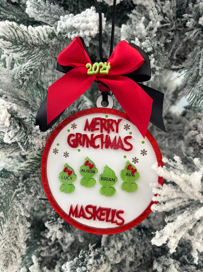 Grinchmas Family Ornament