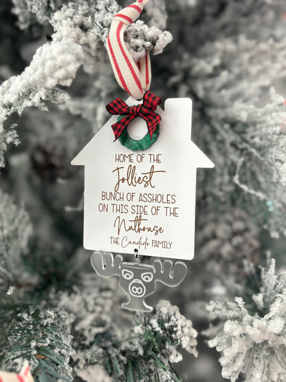 Jolliest Bunch of CUSTOMIZABLE family ornament