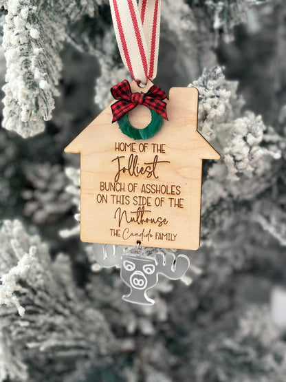 Jolliest Bunch of CUSTOMIZABLE family ornament