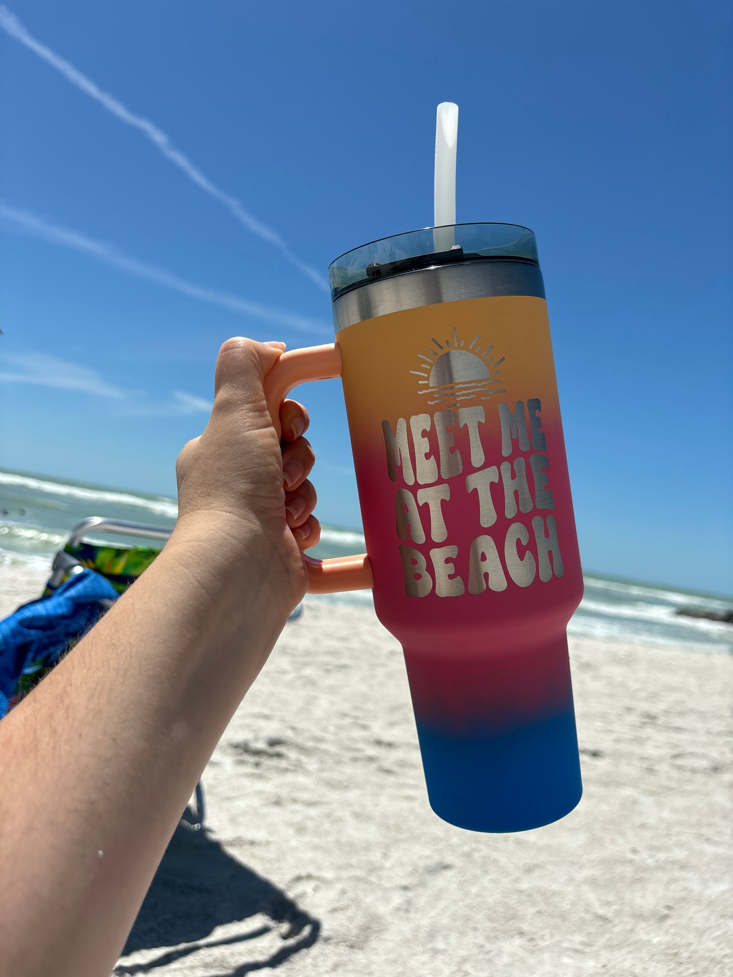 Meet Me at the Beach 40oz Tumbler