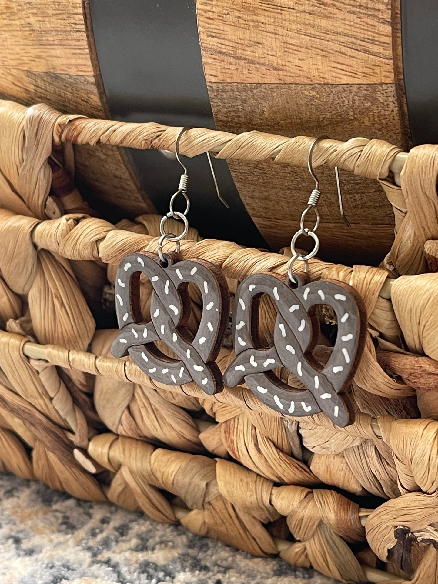 Pretzel Dangle Earrings