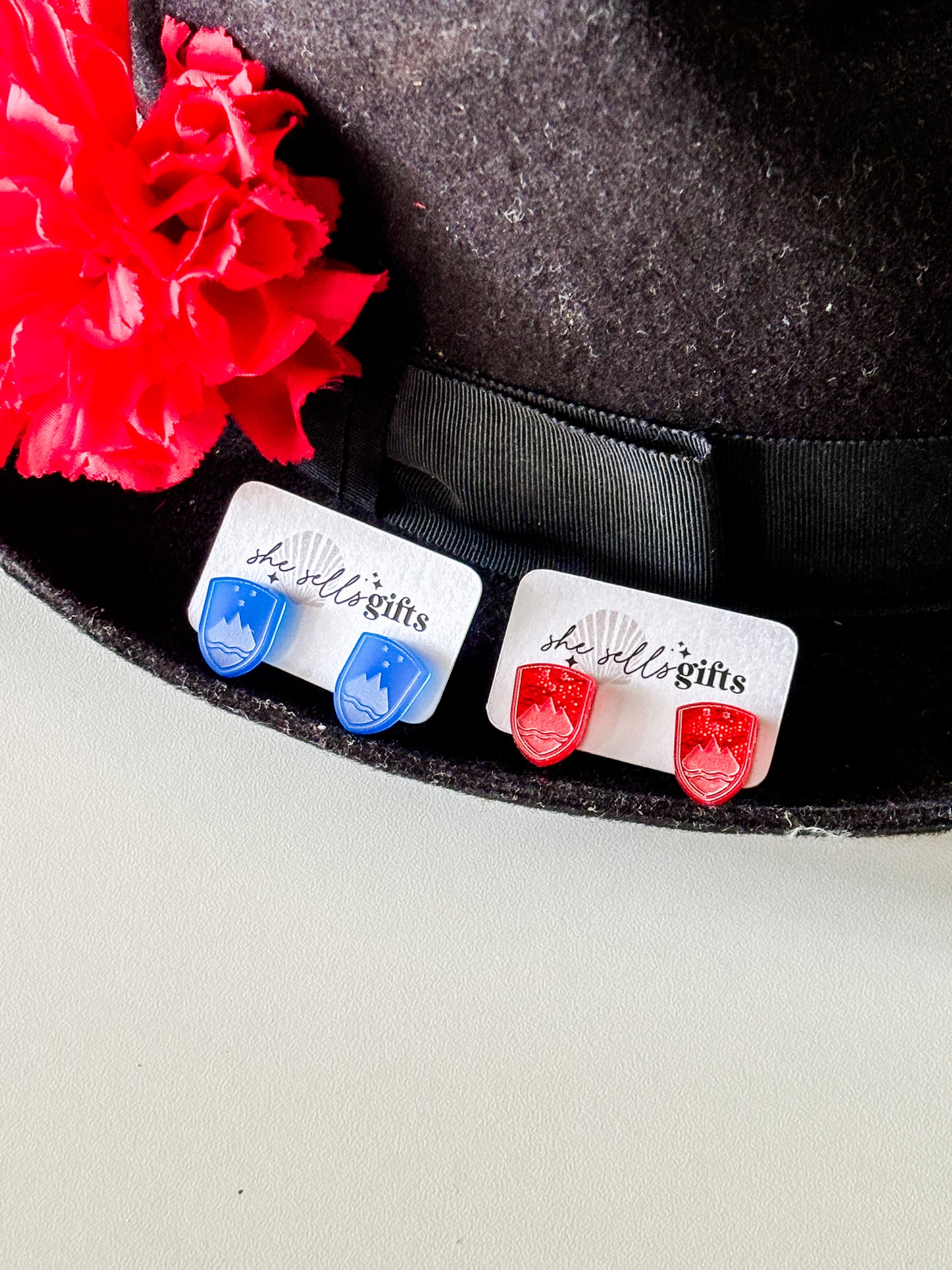 Slovenian Grb(crest) stud earrings