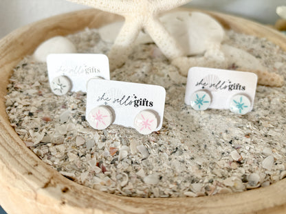 Sand Dollar Stud earrings