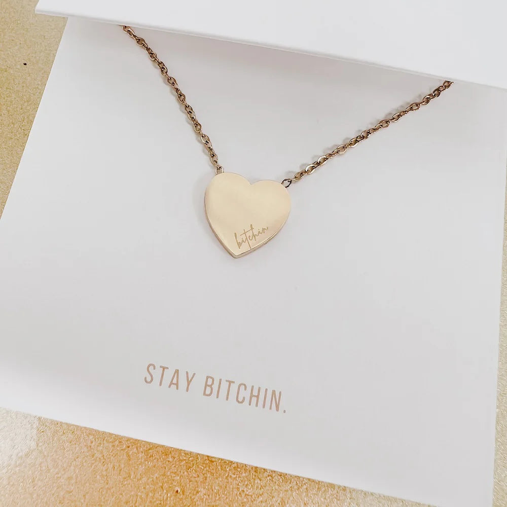 "Stay Bitchin"  🌊WATERPROOF🌊 necklace